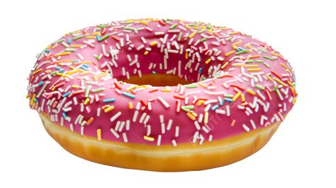 Rosquinha Rosa E Granulado Colorido Png Rosquinha Rosa Granulados Imagem Png E Psd Para