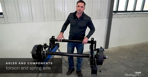 Trailer Axle Components Video Differences Between Torsion And Spring Axles