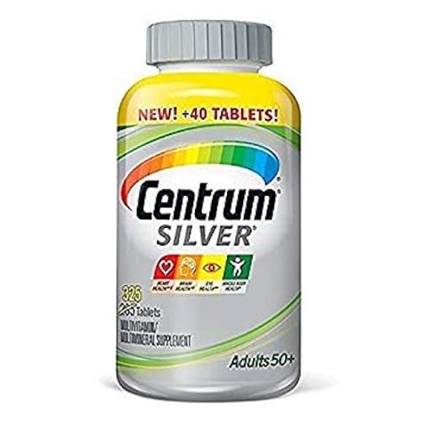 Centrum Silver Adult Multivitamin Multimineral Supplement Tablet