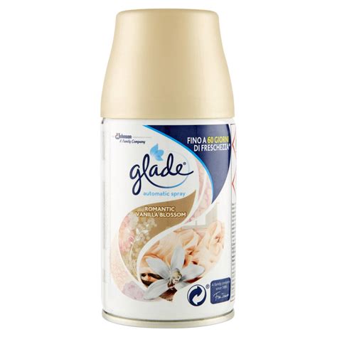 Glade Automatic Spray Ricarica Romantic Vanilla Blossom 269 Ml