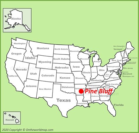 Pine Bluff Map | Arkansas, U.S. | Discover Pine Bluff with Detailed Maps