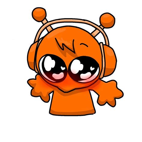 Oren From Sprunki Esboços Bonitos Adesivos Bonitos Desenho De Emoji