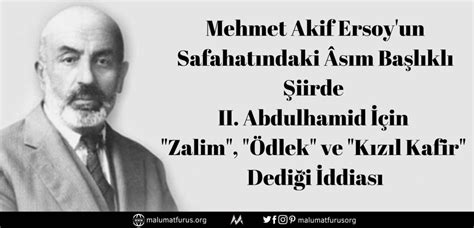 Mehmet Akif Ersoy A Ait San Lan Y Lba Iiri Malumatfuru