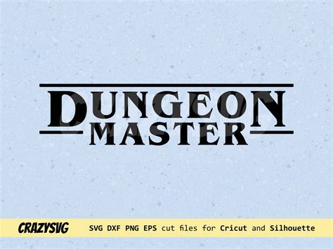 Dungeon Master Svg Dnd Dungeons And Dragons Cut File Cricut Vectorency