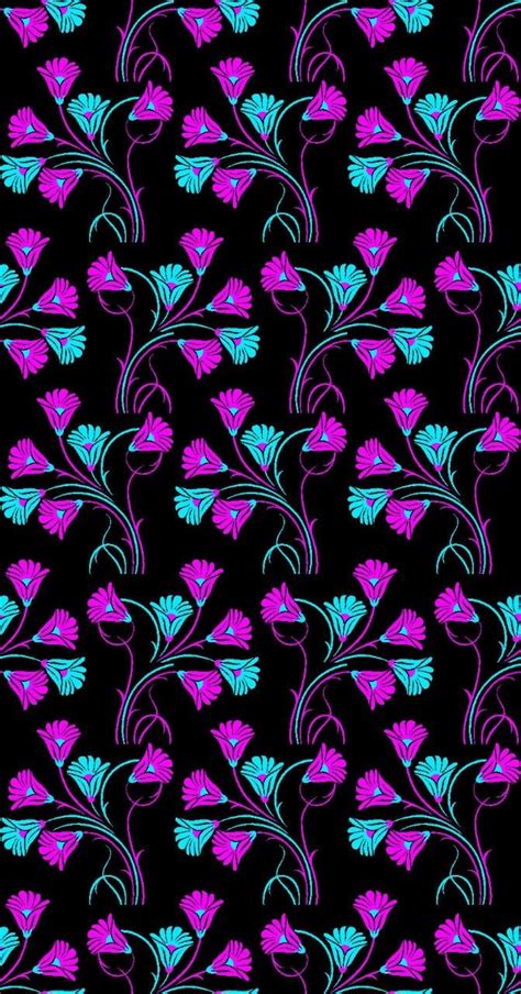 Abstract Floral Wallpaper