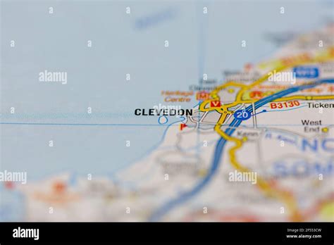 map clevedon res stock photography images alamy