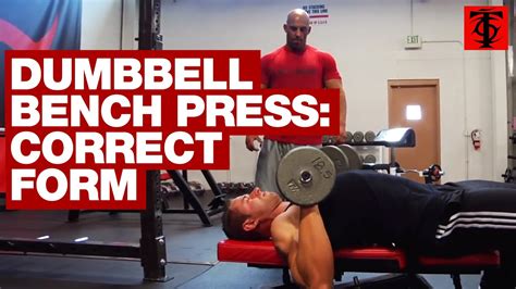 Dumbbell Bench Press Youtube