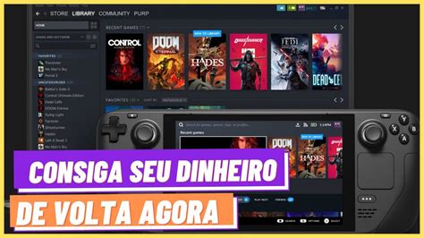 COMO PEDIR REEMBOLSO DE JOGOS NA STEAM ATUALIZADO YouTube