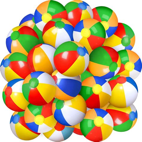 Pvc Inflatable Toy Beach Balls Pool Game Classic Blow Up Beach Toys For