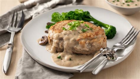 Stuffed Pork Cutlet With Creamy Mushroom Sauce Your Gourmet Guru