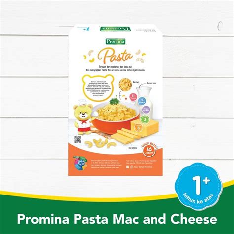 Jual Promina Pasta Mach Cheese Gr Usia Tahun Cemilan Bayi Shopee