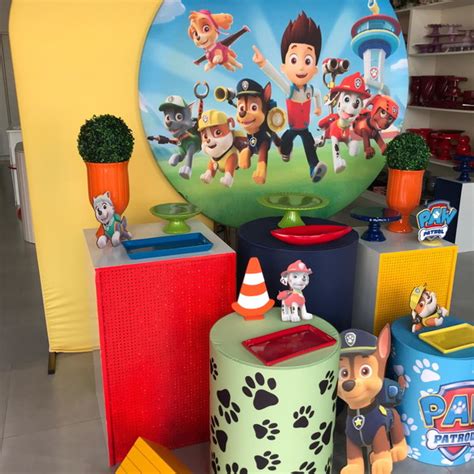 Aluguel Kit Decoração Patrulha Canina Elo7 Produtos Especiais