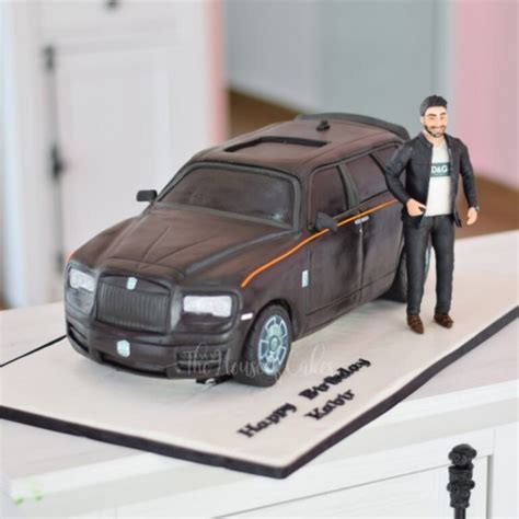 Chia S H N V Rolls Royce Logo Cake Design M I Nh T Coedo Vn