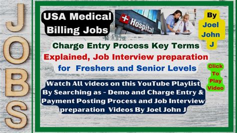 Demo And Charge Entry For Us Medical Billing Process Key Terms