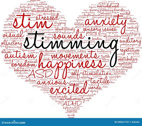 Stimming Word Cloud Stock Vector Illustration Of Noises 209621707