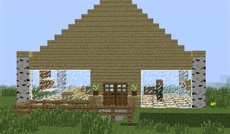 Birch-Wood House [SCHEMATIC] Minecraft Map