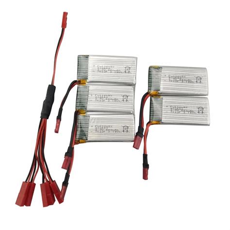 SYMA X56 X56W X54HW Land And Air Remote UAV 5PCS 3 7V 600mah Lithium