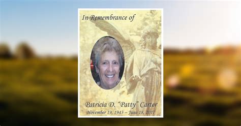 Patricia Darlene Carter Obituary 2017 - Fitzpatrick Funeral Home