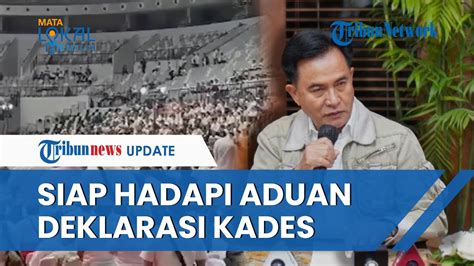 TKN Prabowo Siap Hadapi Kasus Dugaan Deklarasi Kepala Daerah Yusril