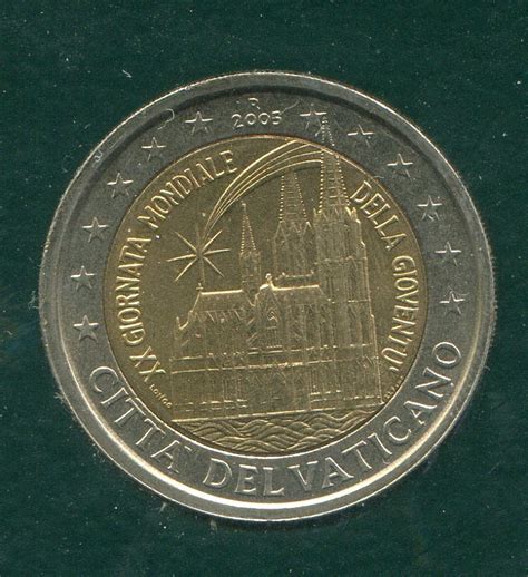 Vatikan 2 Euro 2005 XX Weltjugendtreff Köln Dom Giornata Della