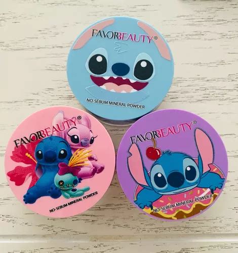 Polvo Traslúcido Nude Absorbe Grasa Lilo Stitch 1pz en venta en Benito Juárez Distrito Federal