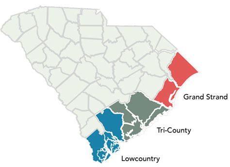 South Carolina Coastal Zone Map