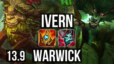 IVERN Vs WARWICK JNG 1 2 20 1 2M Mastery KR Diamond 13 9 YouTube