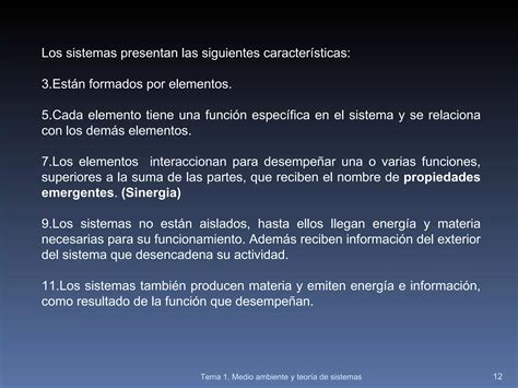 El Medio Ambiente Y La Teor A De Sistemas Ppt