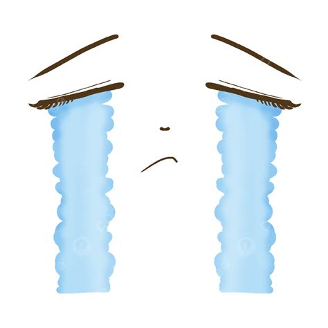 Crying Eyes Clipart Transparent PNG Hd, Anime Eyes Crying, Anime, Eye, Tearful Expression PNG ...