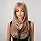 Amazon MAGQOO Blonde Wig For Women Blonde Layered Wig Dark Roots Long Blonde Wig With