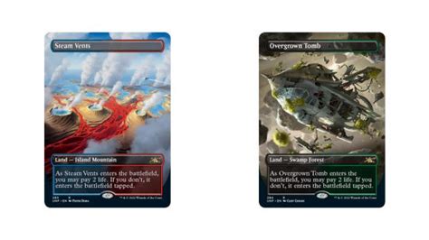 MTG Unfinity Reveals Space Themed Shock Lands