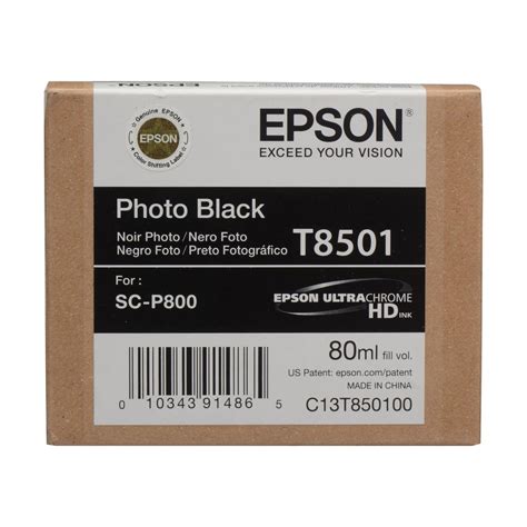 Epson T Photo Black Inkjet Ultrachrome Hd Ink Cartridge For