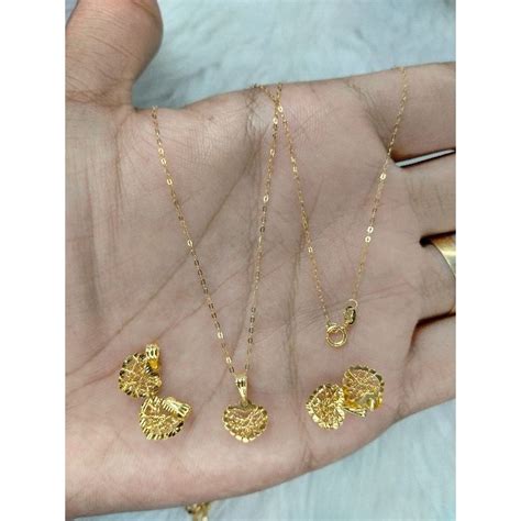 PAWNABLE 18K Saudi Gold Light Weight Necklace 18 Shopee Philippines