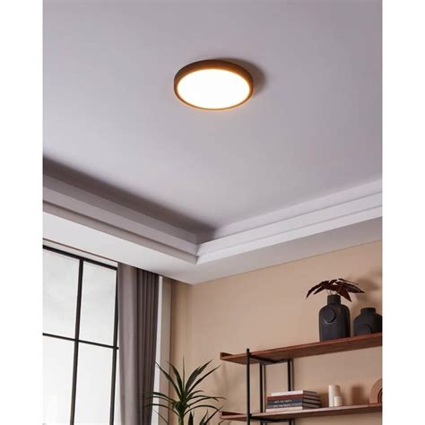 Connect Z Plafondlamp Fueva Z IP44 Rond Zwart 28 5cm Van Den Heuvel