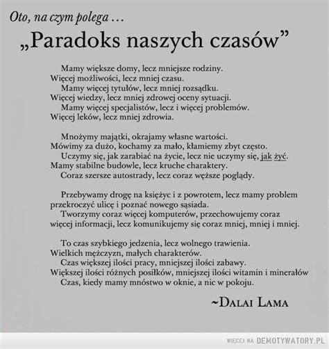 Paradoks naszych czasów Demotywatory pl