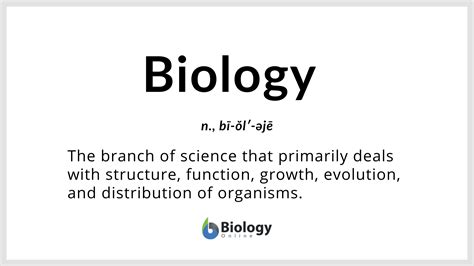 Biology - Definition and Examples - Biology Online Dictionary