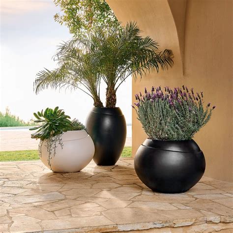 How To Style With Large Decorative Pots In The Front Yard Homes And Gardens