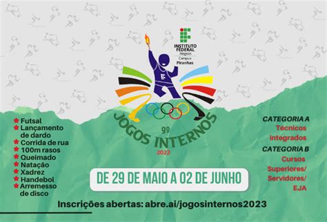 Jogos Internos Ir Integrar Estudantes De Cursos T Cnicos