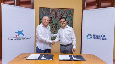 Fundación Grupo Social y Fundación la Caixa lanzan en Colombia