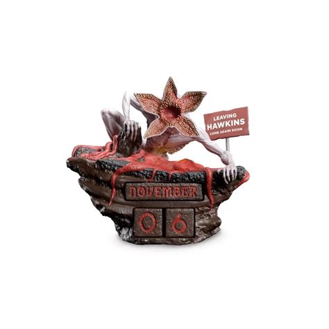 Stranger Things Figurine Demongorgon Calendrier Perpétuel 3D 15cm