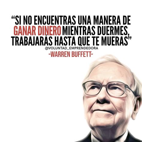 An Older Man Wearing Glasses And A Suit With A Quote From Warren Buffet