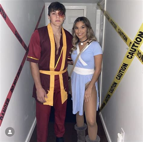 Halloween Costume Avatar Lastairbender Katara Zuko Pocahontas