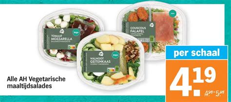 Alle Ah Vegetarische Maaltijdsalades Aanbieding Bij Albert Heijn