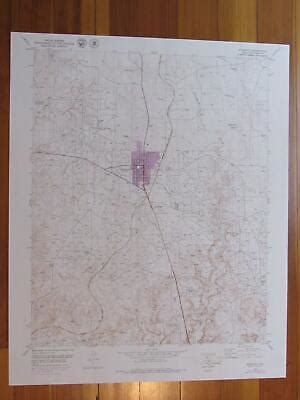 Stinnett Texas Original Vintage Usgs Topo Map Ebay