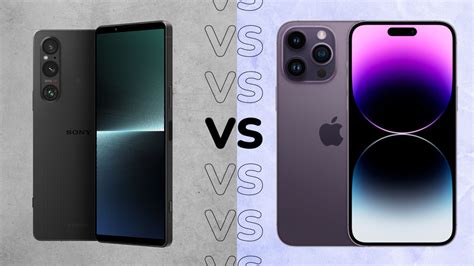 Sony Xperia 1 V vs iPhone 14 Pro Max cinq différences clés