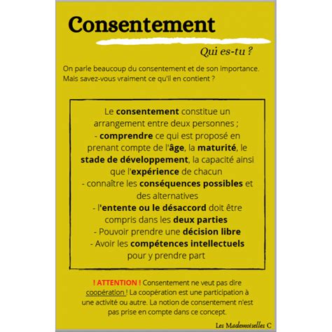 Affiches Consentement Vs Coercition