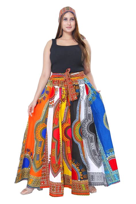 African Print Dashiki Maxi Skirt Divas Den Fashion Llc