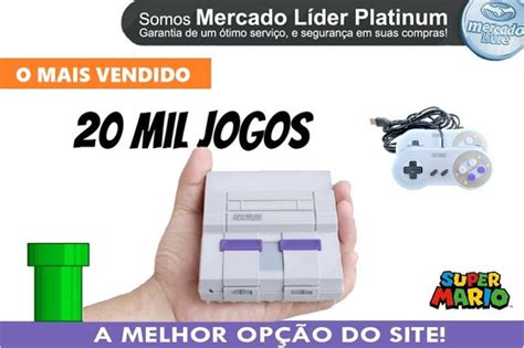 Mini Super Nintendo Mil Jogos Mercadolivre