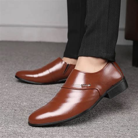 Zapatos Planos De Estilo Brit Nico Para Hombre Calzado De Vestir