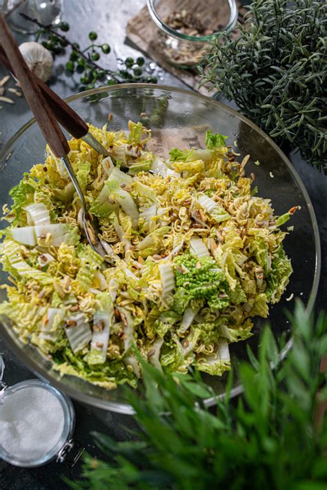 Weltbester Yum Yum Salat Mit Chinakohl Zimtliebe Schnelle Rezepte